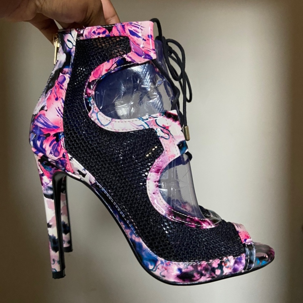 Floral heels